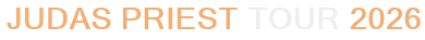 Judas Priest Tour 2026